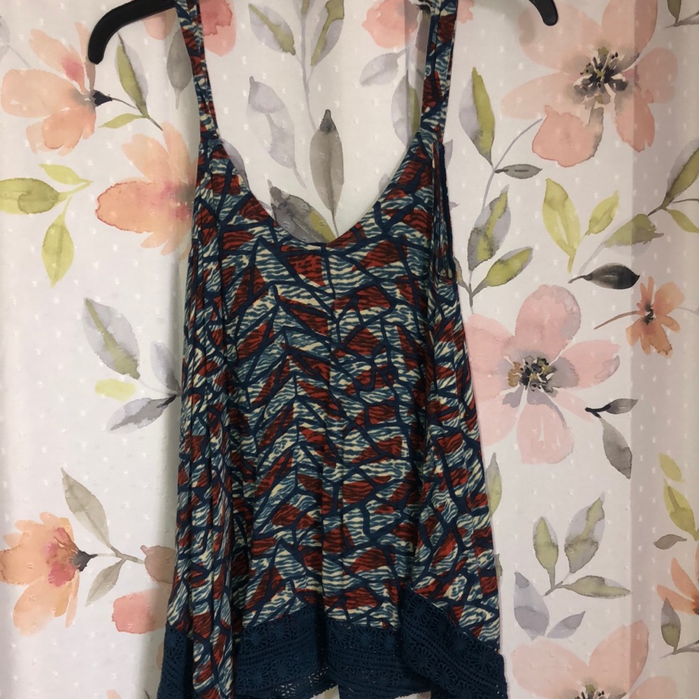 Blue and Orange Tank from Lucky Brand